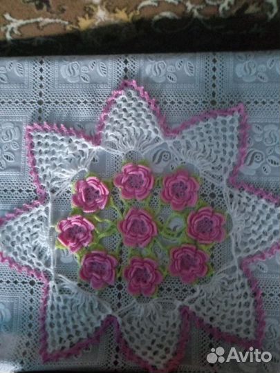 Вязаные салфетки