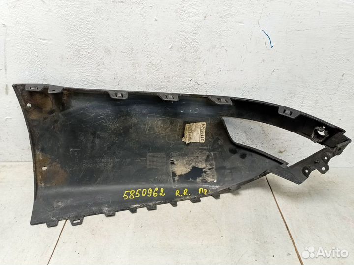 Накладка заднего бампера