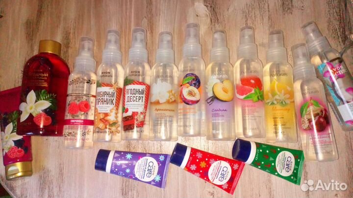 Спреи, гели, скрабы avon Эйвон