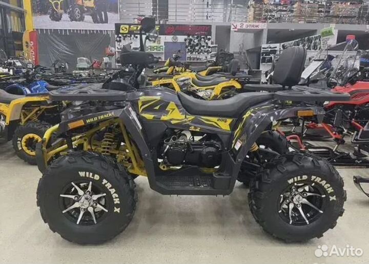 Квадроцикл Motoland Wild Track X 200 бал. вал