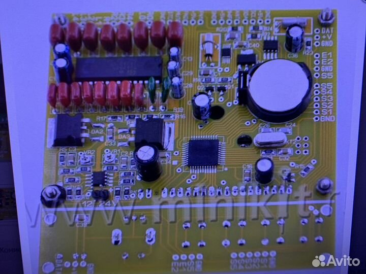 Печатная плата контроллера домашней аудиосистемы