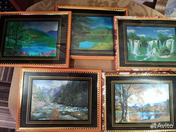 Картина размер 20*15, в наличии 9штук