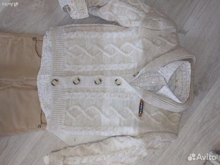 Кофта, рубашка и брюки для мальчика 116