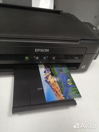 Цветной мфу Epson L222. Заводская снпч