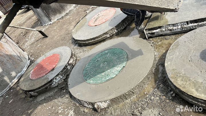 Бетонные кольца для колодца и канализации