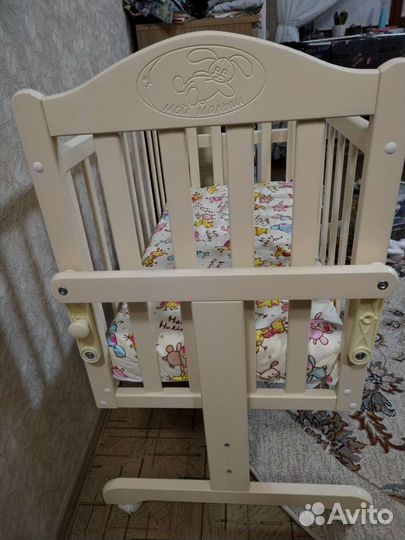 Детская кроватка маятник колыбель