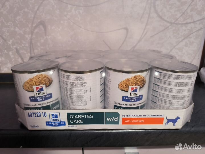 Влажный корм Hill's Диета для собак W/D 370 г