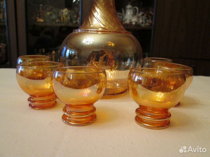 Коньячный набор из тонкого стекла