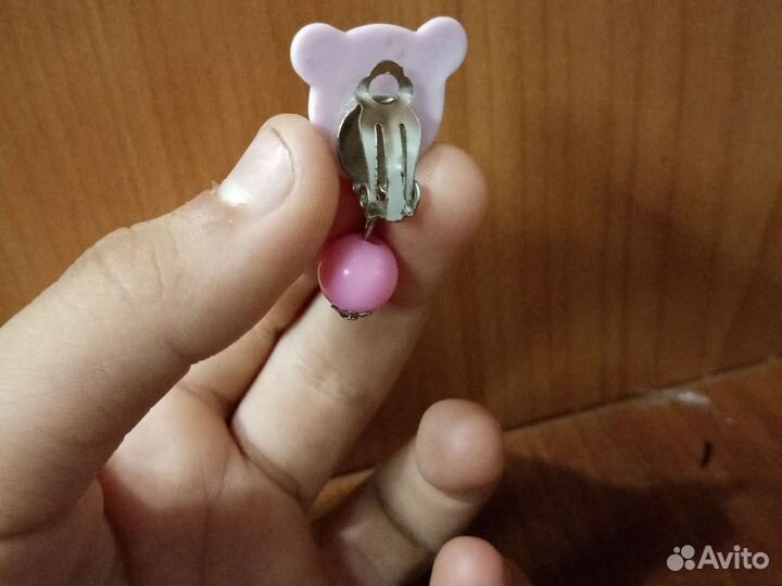 Серешки клипсы