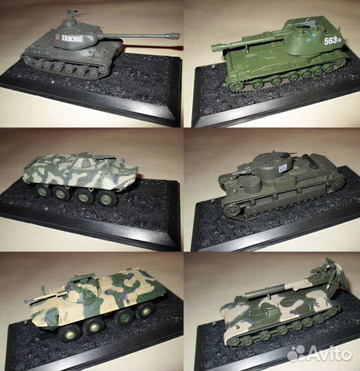 Модель танка периода СССР (список) более 100 штук