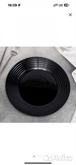 Столовый сервиз Luminarc harena black 18 предметов