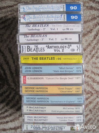 Аудио кассеты. Классика рока