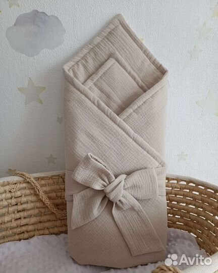 Конверт одеяло муслиновый новый