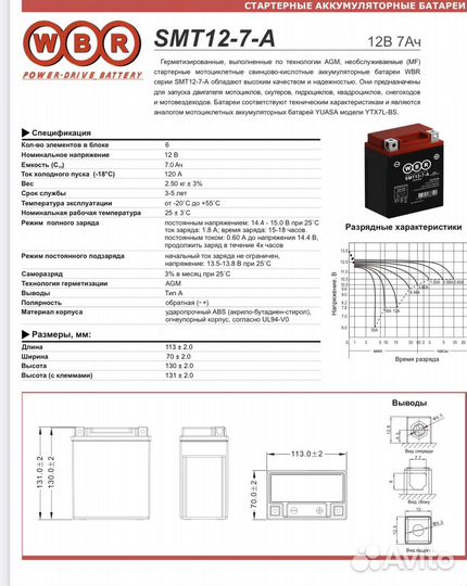 Акумулятор Kawasaki Honda Suzuki