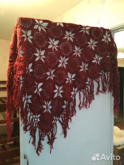 Платок шаль шерсть