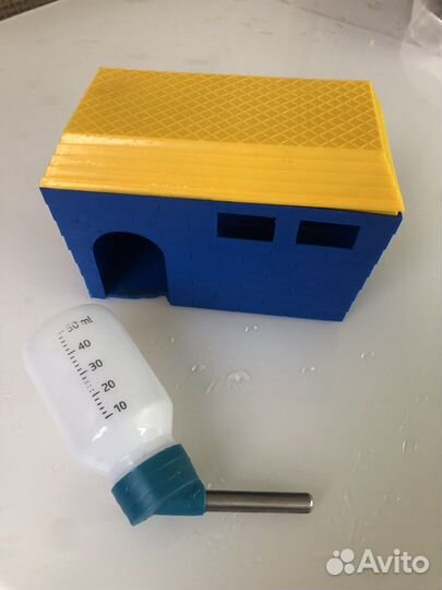 Домик для хомяка и поилка