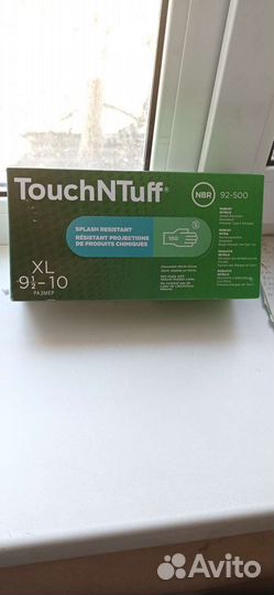 Перчатки нитриловые фирмы TouchNTuff