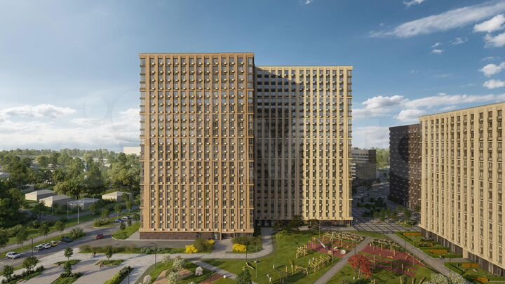 2-к. апартаменты, 56,3 м², 2/23 эт.