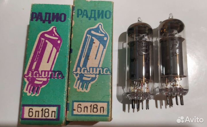 Радиолампы: 6п18п 4П1Л 30Ц6С