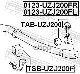 Тяга стабилизатора toyota land cruiser 200 07