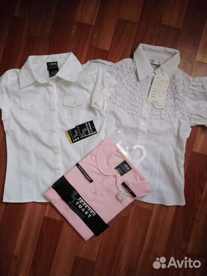 Школьный костюм и блузки на девочку рост 116-122