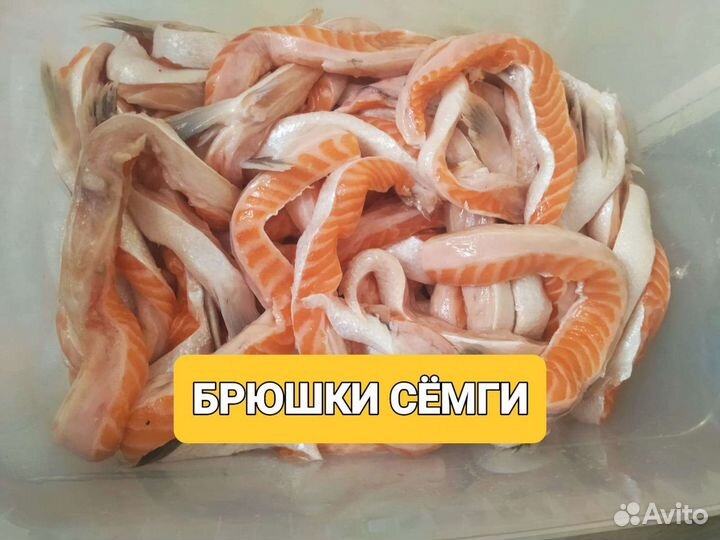 Обрезь сёмги (Теша) Брюшки семги. Опт розница