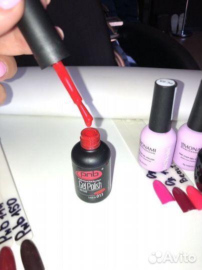 Гель лак шеллак новые и б/у monami коди pnb kodi