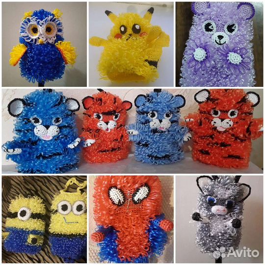 Мочалки игрушки