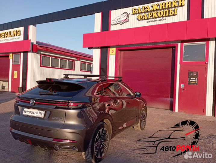 Багажник на крышу Changan unik черное крыло