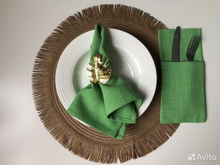 Комплект кувертов и салфеток 6 шт и 12 шт