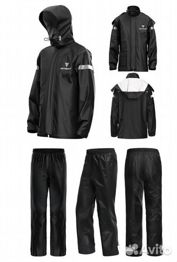 Дождевик для мотоцикла мото-дождевик MotoWolf