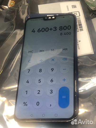 Дисплей Honor 8x оригинал