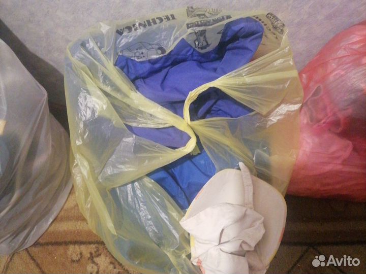 Пакет вещей смешанно