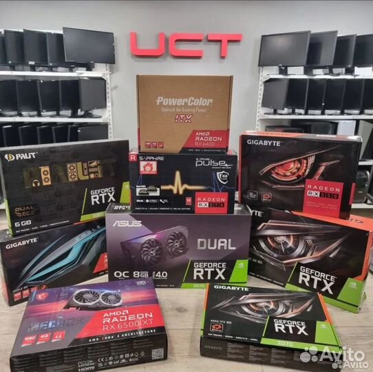 Игровые видеокарты RTX /RX /GTX