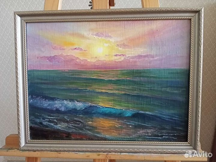 Картина маслом на холсте пейзаж