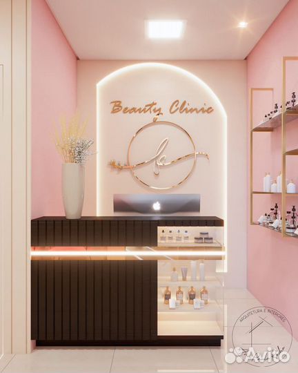 Ресепшн стойка в салон красоты, Стойка Ресепшн