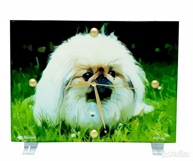 Декоративные часы пекинес 1