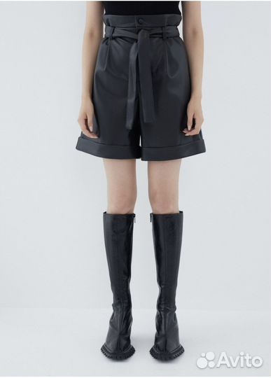 Шорты из эко кожи Zarina