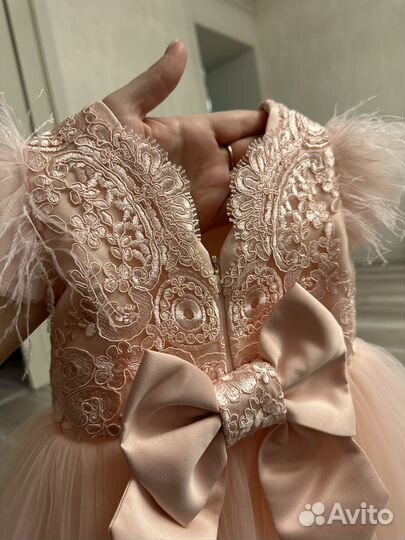 Нарядное платье 80-86