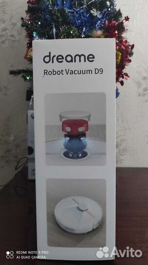 Пылесос-робот Dreame D9 белыйНовый