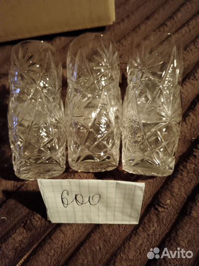 Хрустальные рюмки СССР