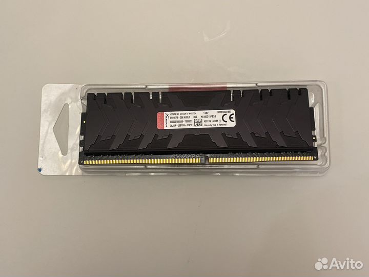 Оперативная память ddr4 8gb 3400 hyperX