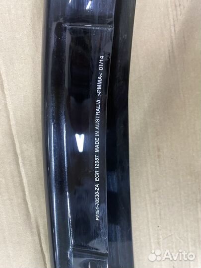 Дефлектор капота land cruiser 200 2014г мухобойка