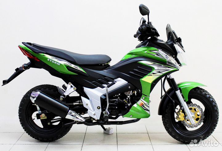 Мопед Storm Cross механика 125 см3 зеленый