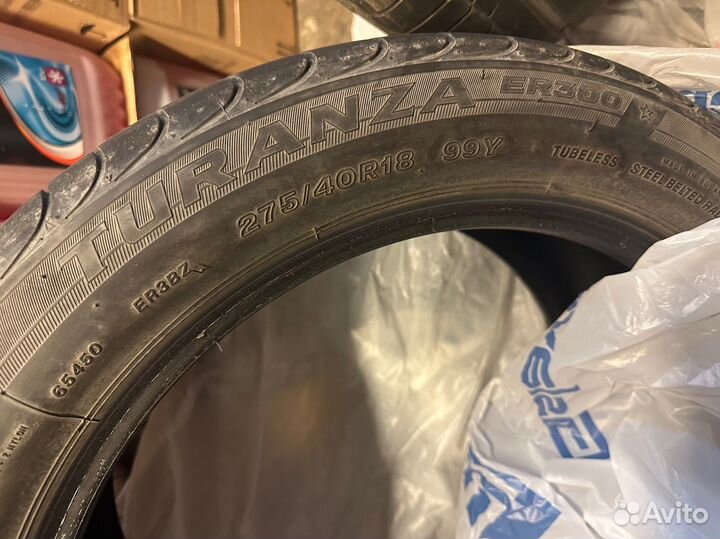 Bridgestone Turanza ER300 245/45 R18 и 275/40 R18