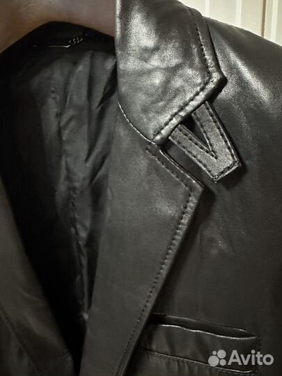 Кожаная куртка пиджак versace оригинал
