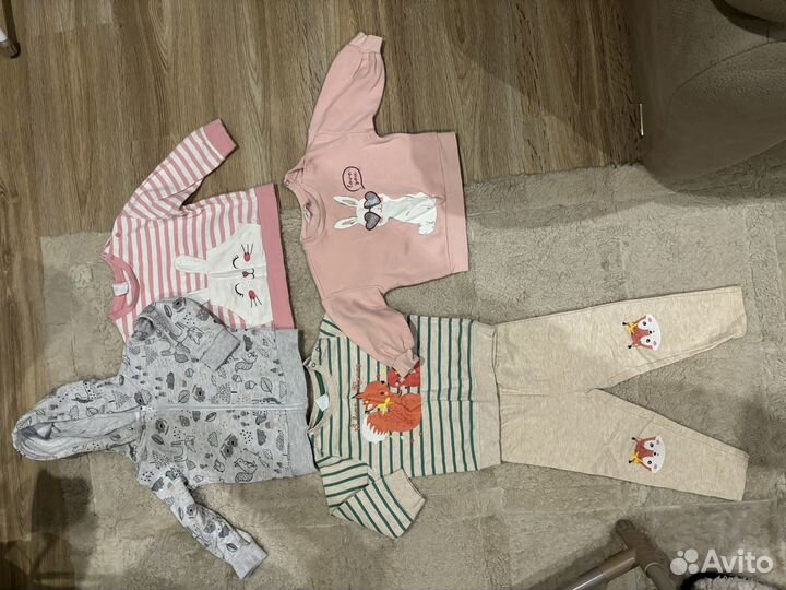 Большой пакет вещей для девочки