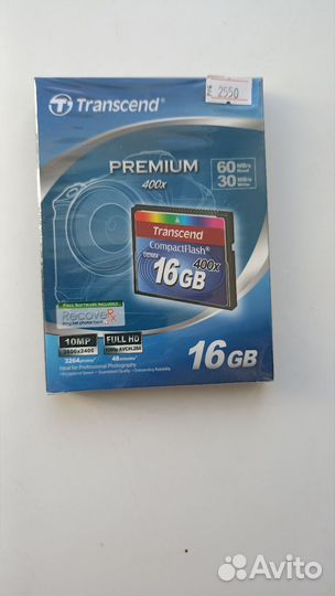 Карта Transcend Compact Flash 16 gb