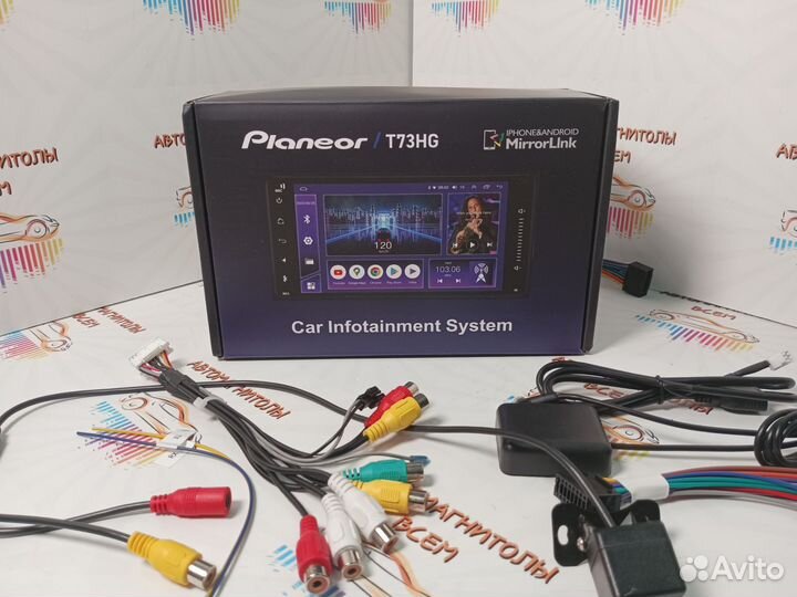 Pioneer T73HG(2/32) Android carplay 7 дюймов