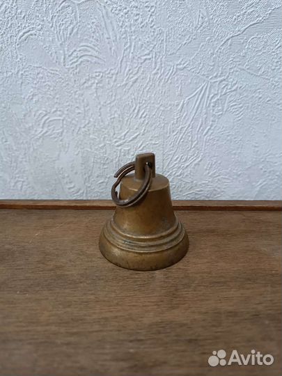Колокольчик старинный бронза